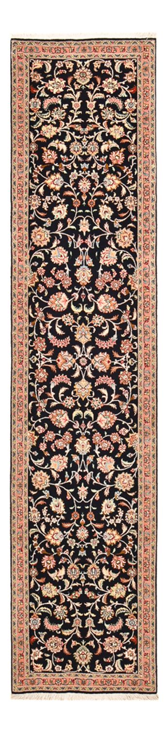 Alfombra de pasillo Alfombra Persa - Tabriz - Prima - 300 x 67 cm - azul oscuro