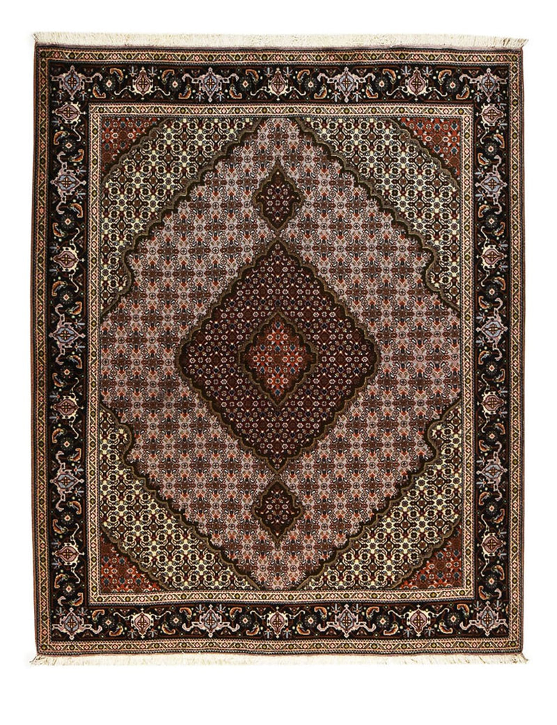 Alfombra Persa - Tabriz - Real - 197 x 156 cm - rojo claro