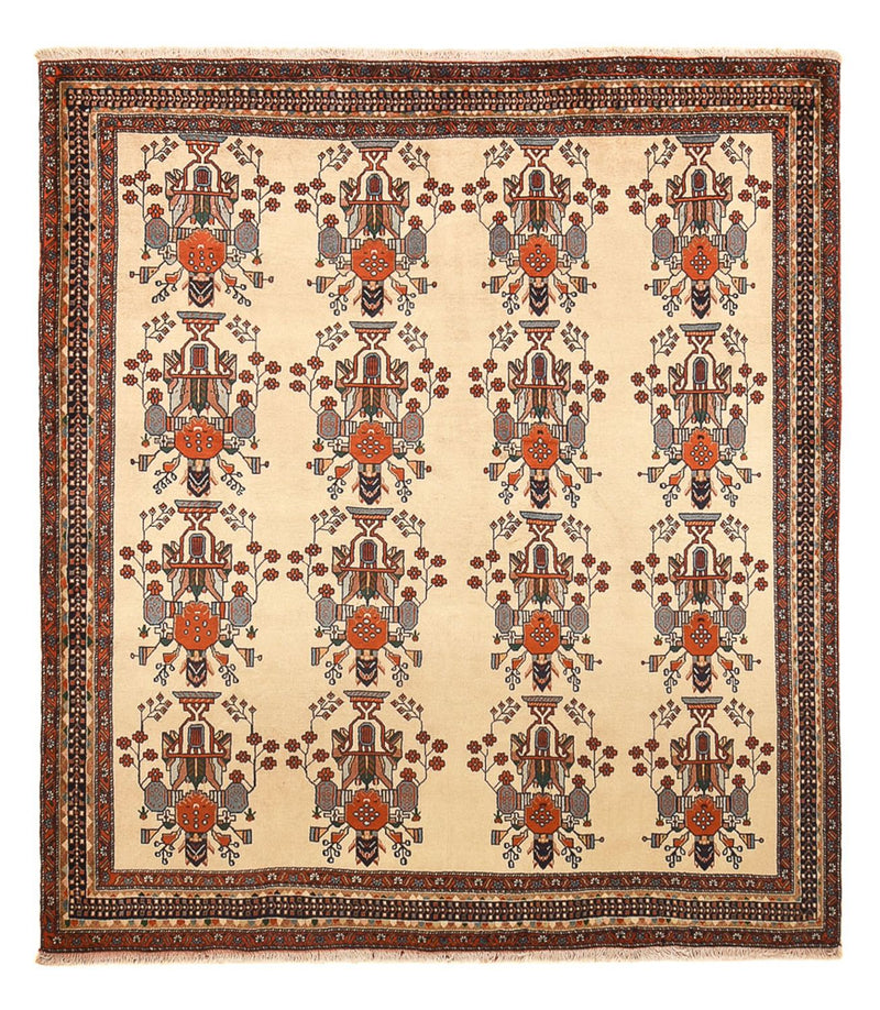 Alfombra persa - Nómada - 230 x 195 cm - beige