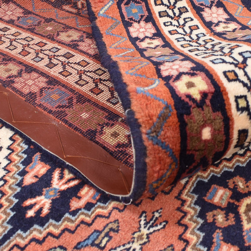 Alfombra persa - Nómada - 241 x 180 cm - rojo claro