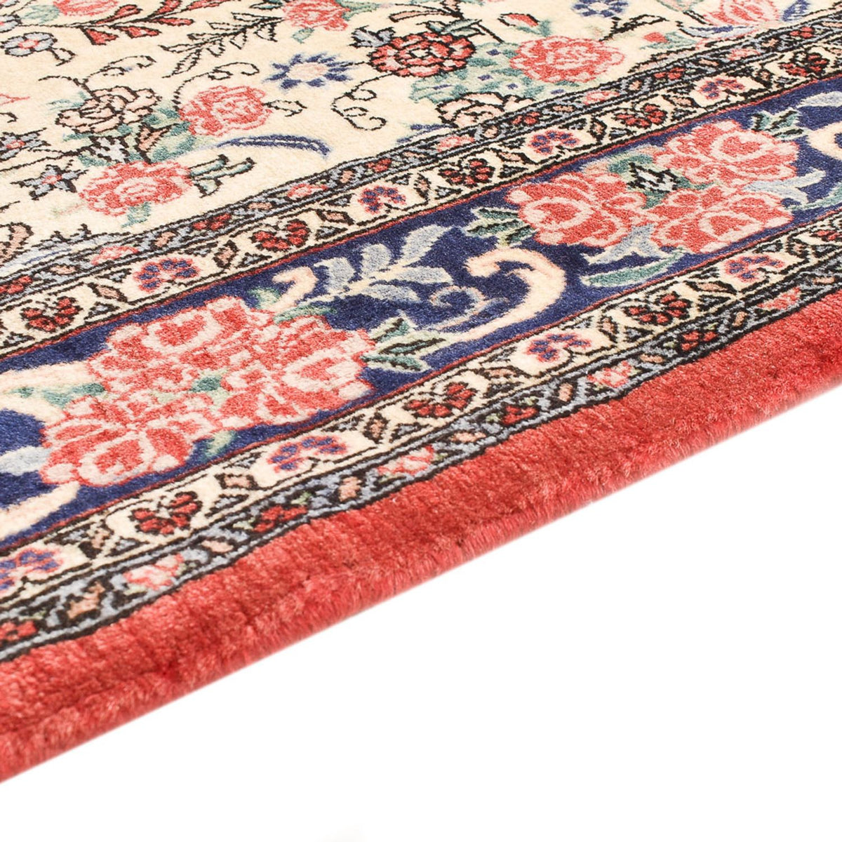 Alfombra de pasillo Alfombra persa - Bidjar - 220 x 80 cm - crema