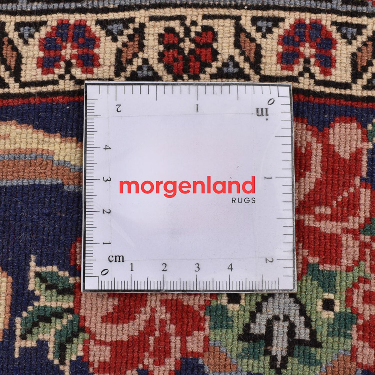 Alfombra de pasillo Alfombra persa - Bidjar - 220 x 80 cm - crema