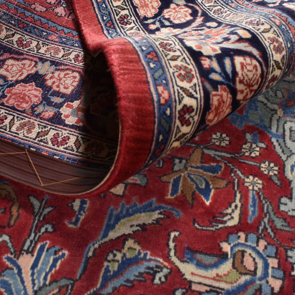 Alfombra persa - Bidjar - 295 x 220 cm - rojo