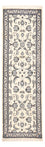 Alfombra de pasillo Alfombra Persa - Nain - Real - 192 x 60 cm - crema