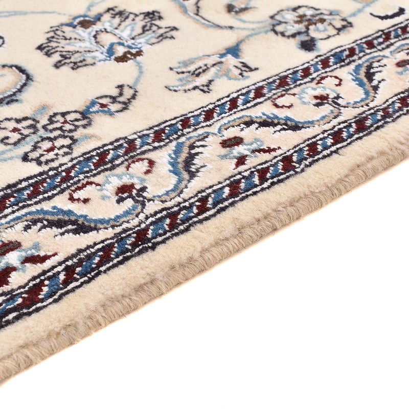 Alfombra de pasillo Alfombra Persa - Nain - Real - 192 x 60 cm - crema