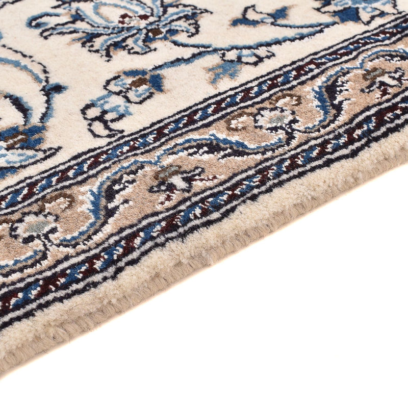 Alfombra de pasillo Alfombra Persa - Nain - Real - 190 x 60 cm - crema