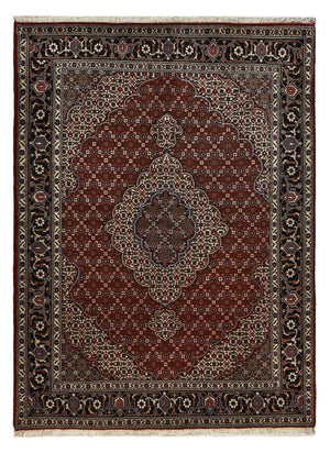 Alfombra Persa - Tabriz - Real - 200 x 150 cm - rojo oscuro