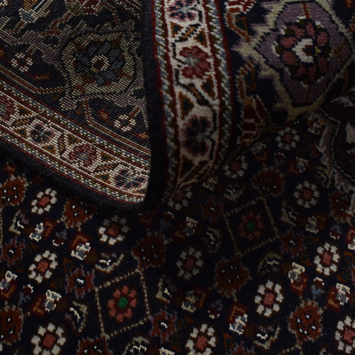 Alfombra Persa - Tabriz - Real - 205 x 152 cm - antracita
