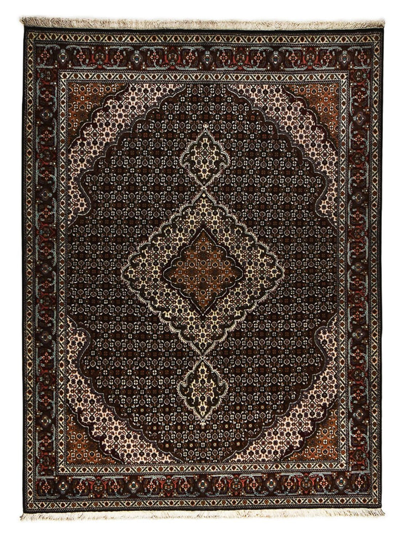 Alfombra Persa - Tabriz - Real - 207 x 154 cm - antracita
