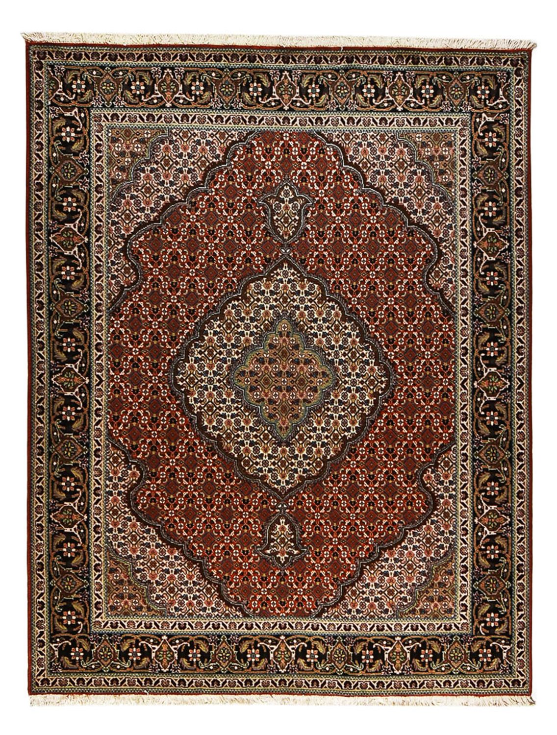 Alfombra Persa - Tabriz - Real - 200 x 150 cm - rojo