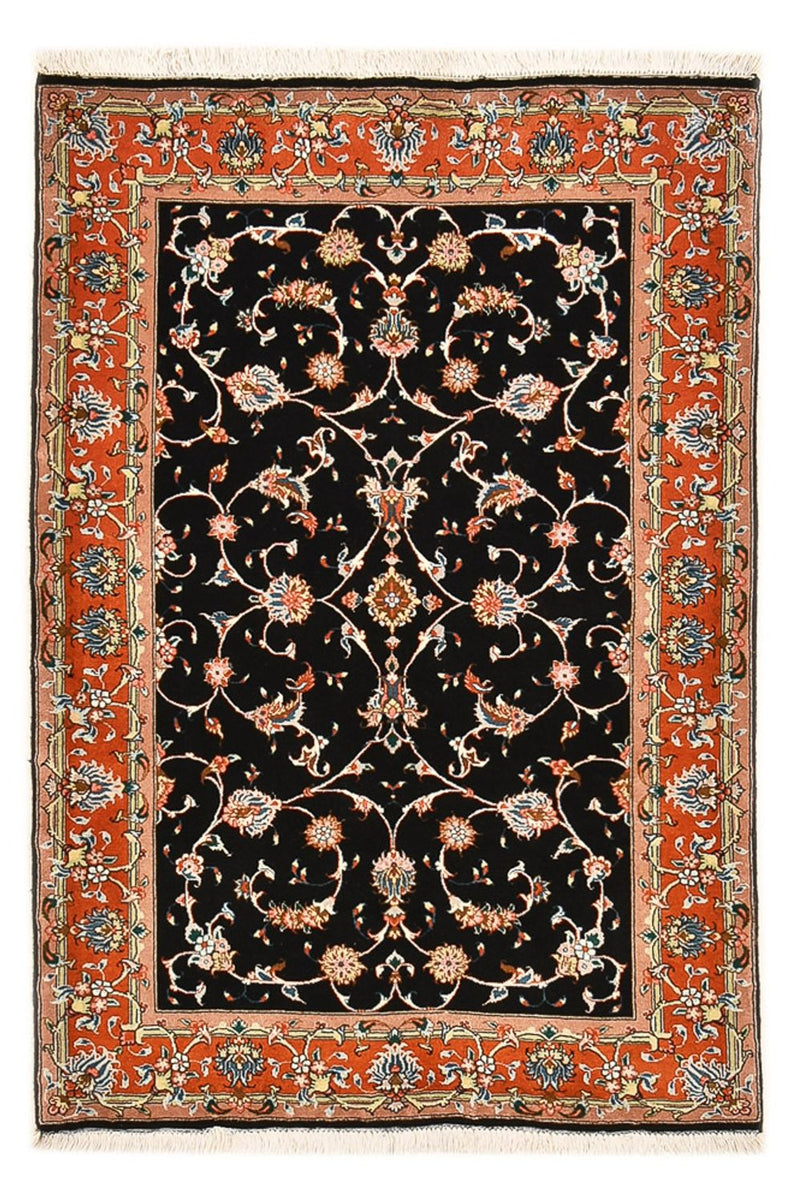 Alfombra Persa - Tabriz - Real - 150 x 102 cm - azul oscuro