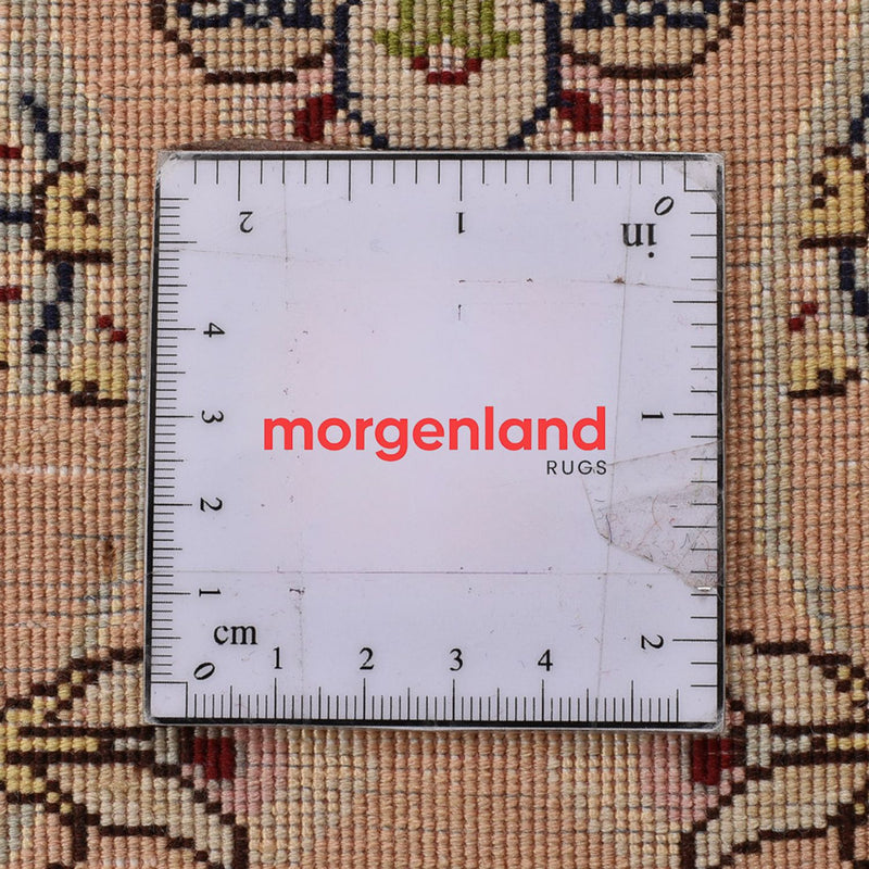 Alfombra de pasillo Alfombra Persa - Tabriz - Real - 376 x 80 cm - oro