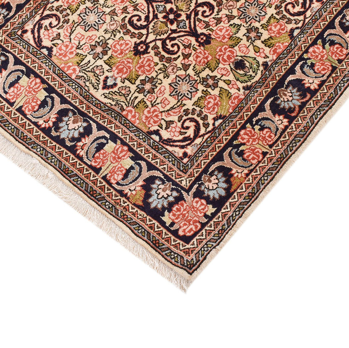 Alfombra de pasillo Alfombra persa - Bidjar - 298 x 82 cm - beige