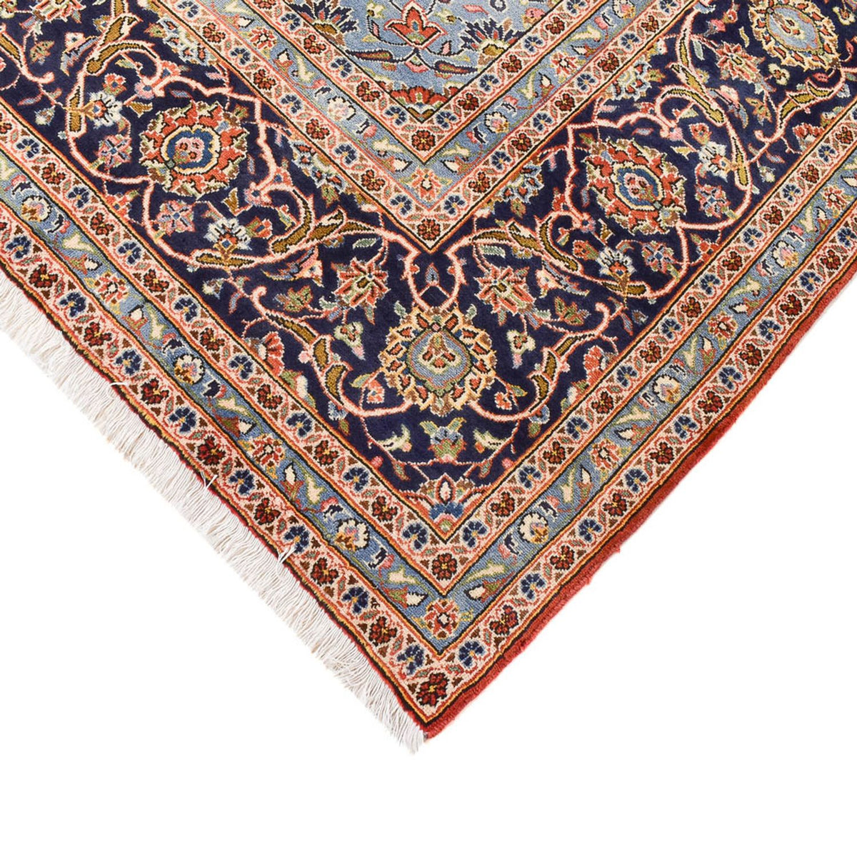 Alfombra persa - Keshan - Real - 414 x 286 cm - naranja