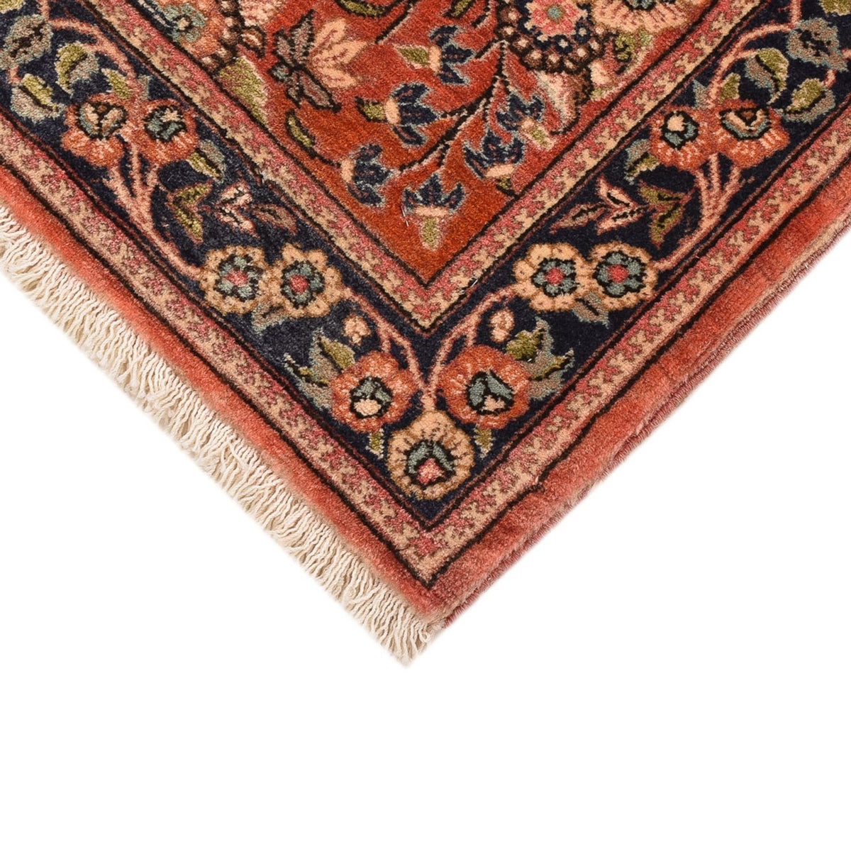 Alfombra persa - Real - 59 x 58 cm - rojo claro