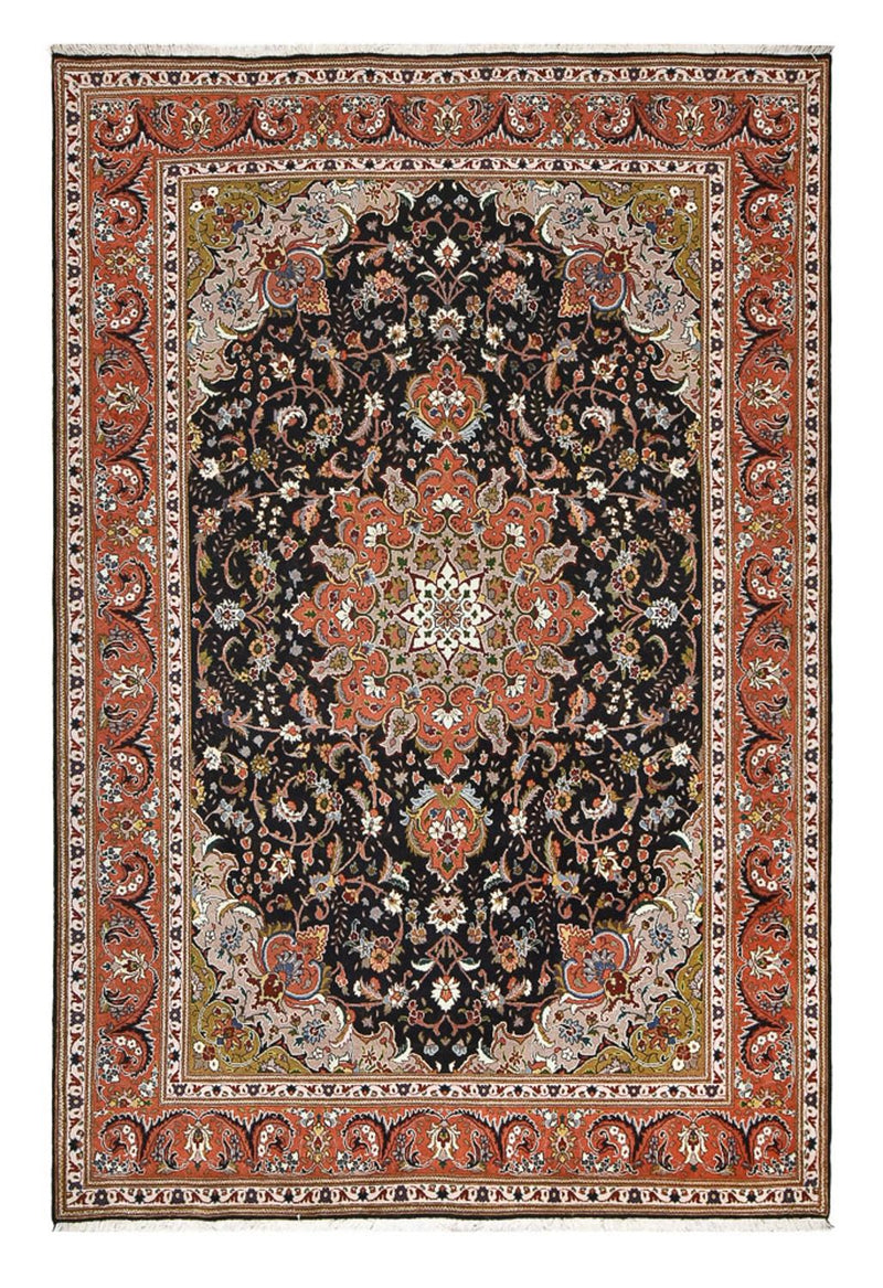 Alfombra Persa - Tabriz - Real - 305 x 203 cm - antracita