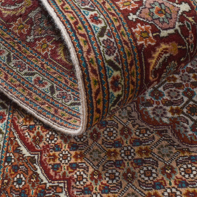 Alfombra Persa - Tabriz - Real - 198 x 156 cm - marrón oscuro