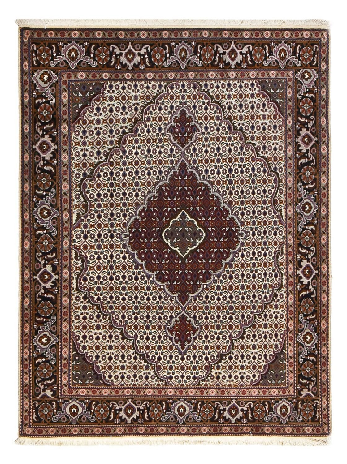 Alfombra Persa - Tabriz - Real - 202 x 152 cm - crema