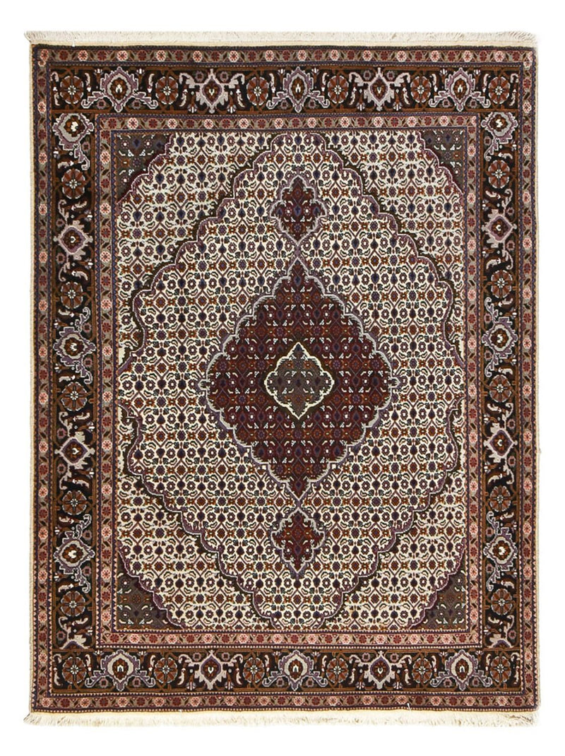 Alfombra Persa - Tabriz - Real - 202 x 152 cm - crema