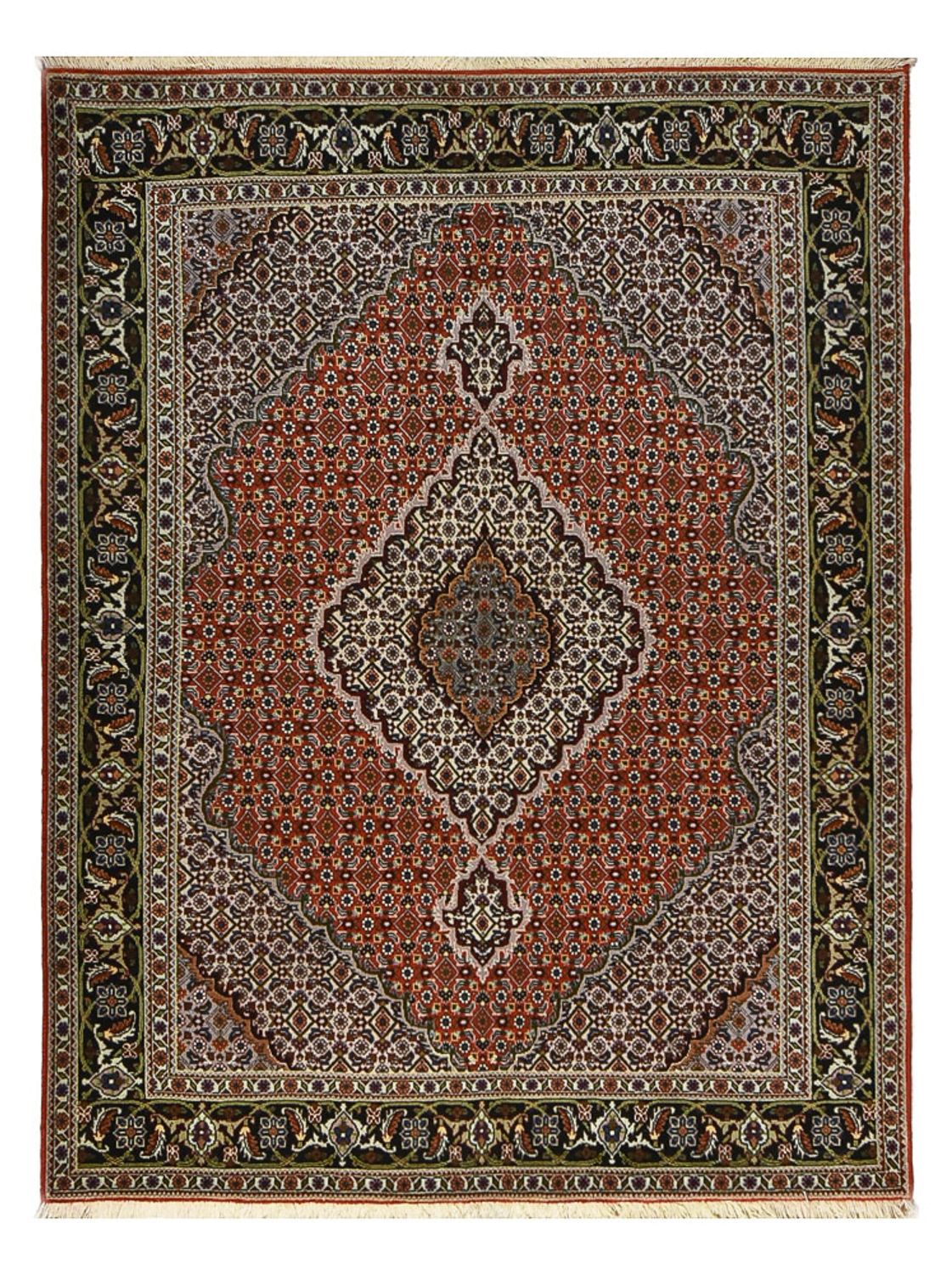 Alfombra Persa - Tabriz - Real - 200 x 152 cm - óxido