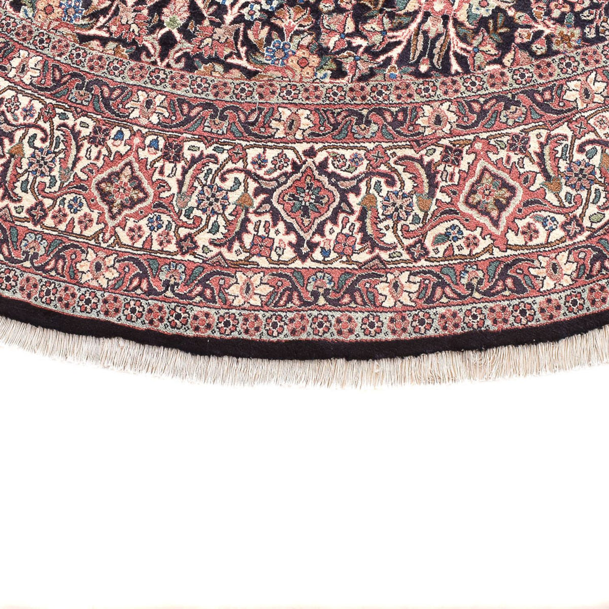 Alfombra persa - Bidjar redondo  - 250 x 250 cm - rojo claro