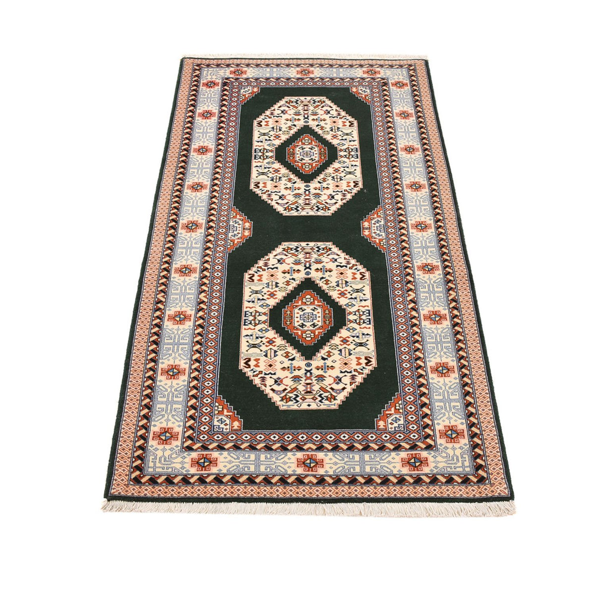 Alfombra de pasillo Alfombra Persa - Tabriz - Real - 182 x 77 cm - azul oscuro