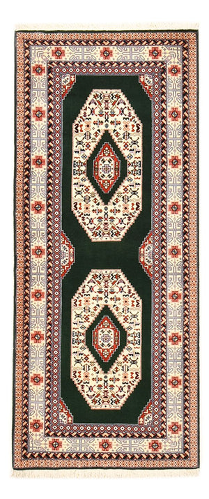 Alfombra de pasillo Alfombra Persa - Tabriz - Real - 182 x 75 cm - azul oscuro