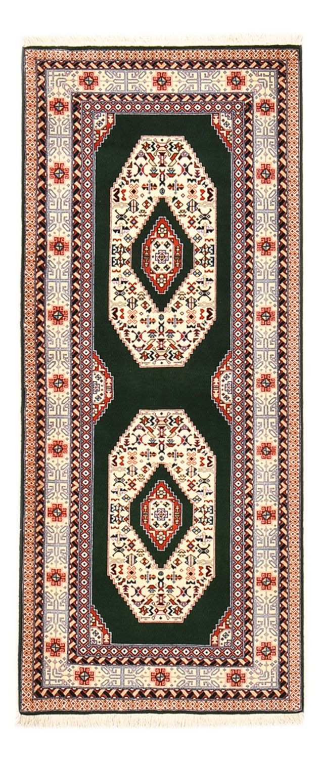 Alfombra de pasillo Alfombra Persa - Tabriz - Real - 182 x 75 cm - azul oscuro