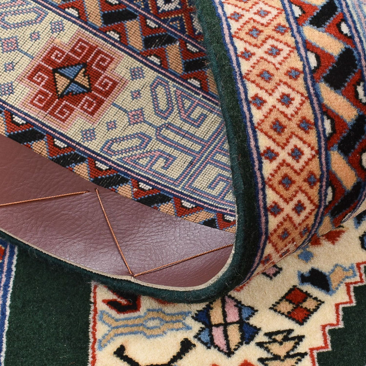 Alfombra de pasillo Alfombra Persa - Tabriz - Real - 182 x 75 cm - azul oscuro