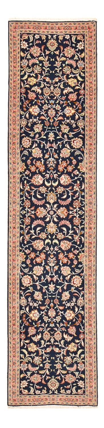 Alfombra de pasillo Alfombra Persa - Tabriz - Prima - 300 x 68 cm - azul oscuro