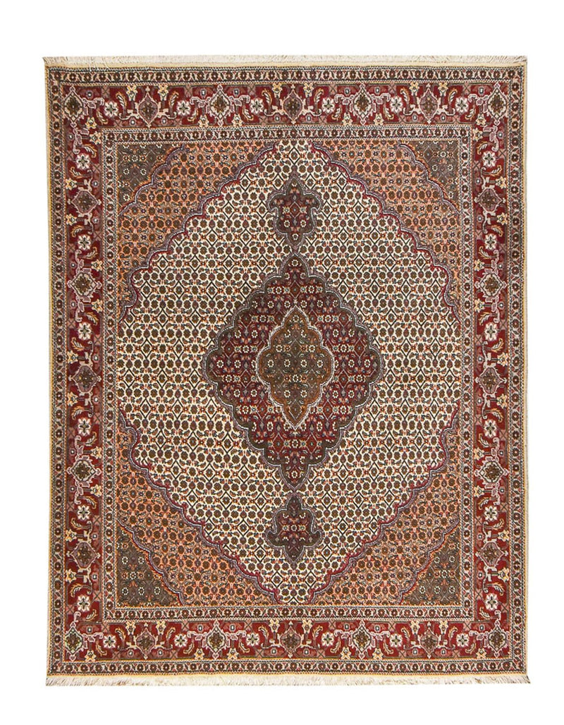 Alfombra Persa - Tabriz - Real - 198 x 154 cm - arena