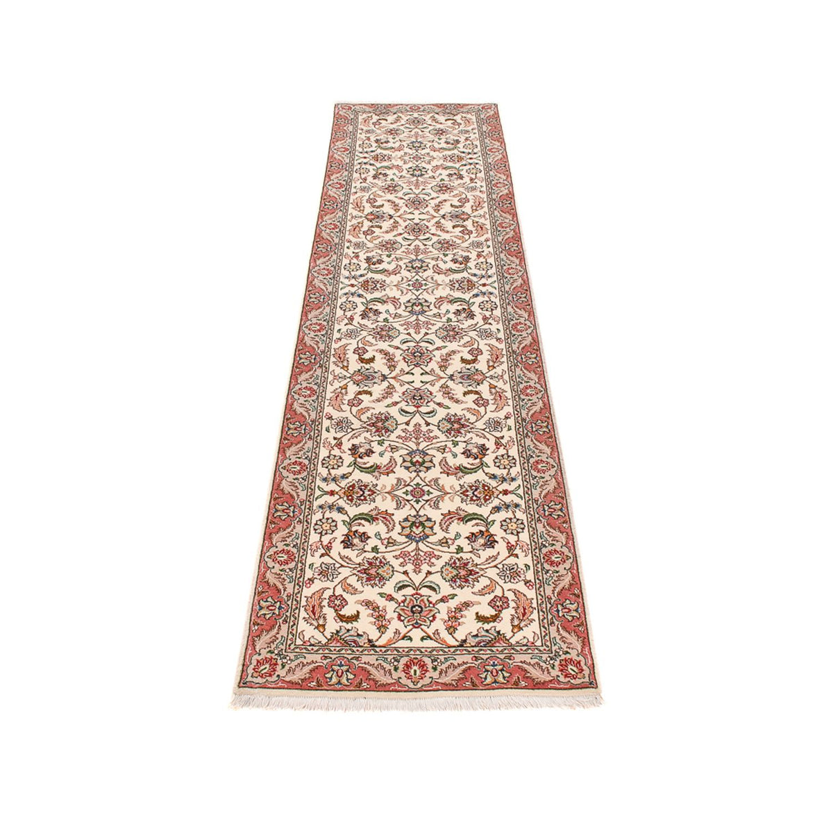 Alfombra de pasillo Alfombra Persa - Tabriz - Prima - 297 x 69 cm - caramelo