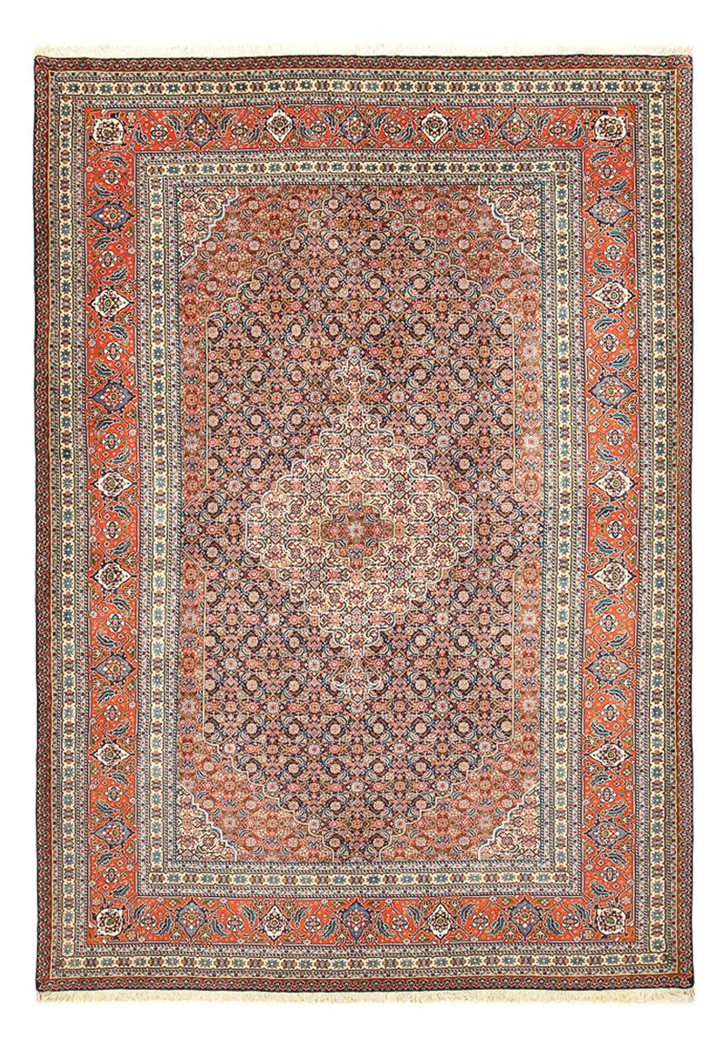 Alfombra persa - Tabriz - 291 x 206 cm - rojo claro