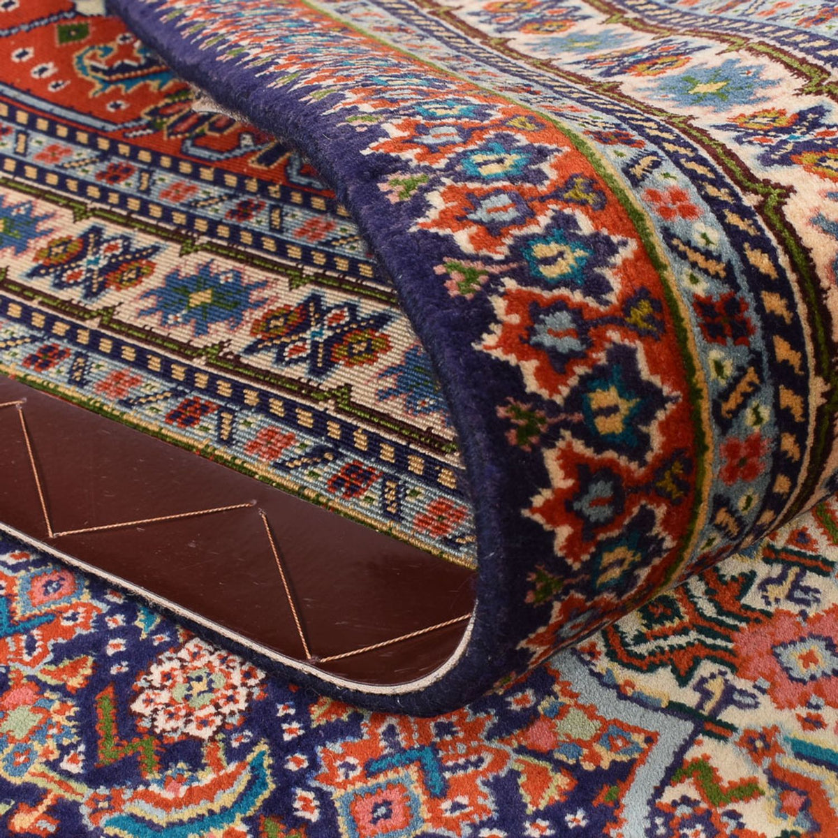 Alfombra persa - Tabriz - 291 x 206 cm - rojo claro