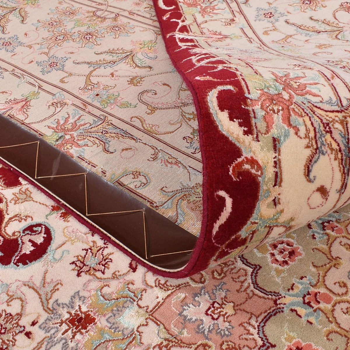 Alfombra Persa - Tabriz - Prima - 359 x 251 cm - rojo