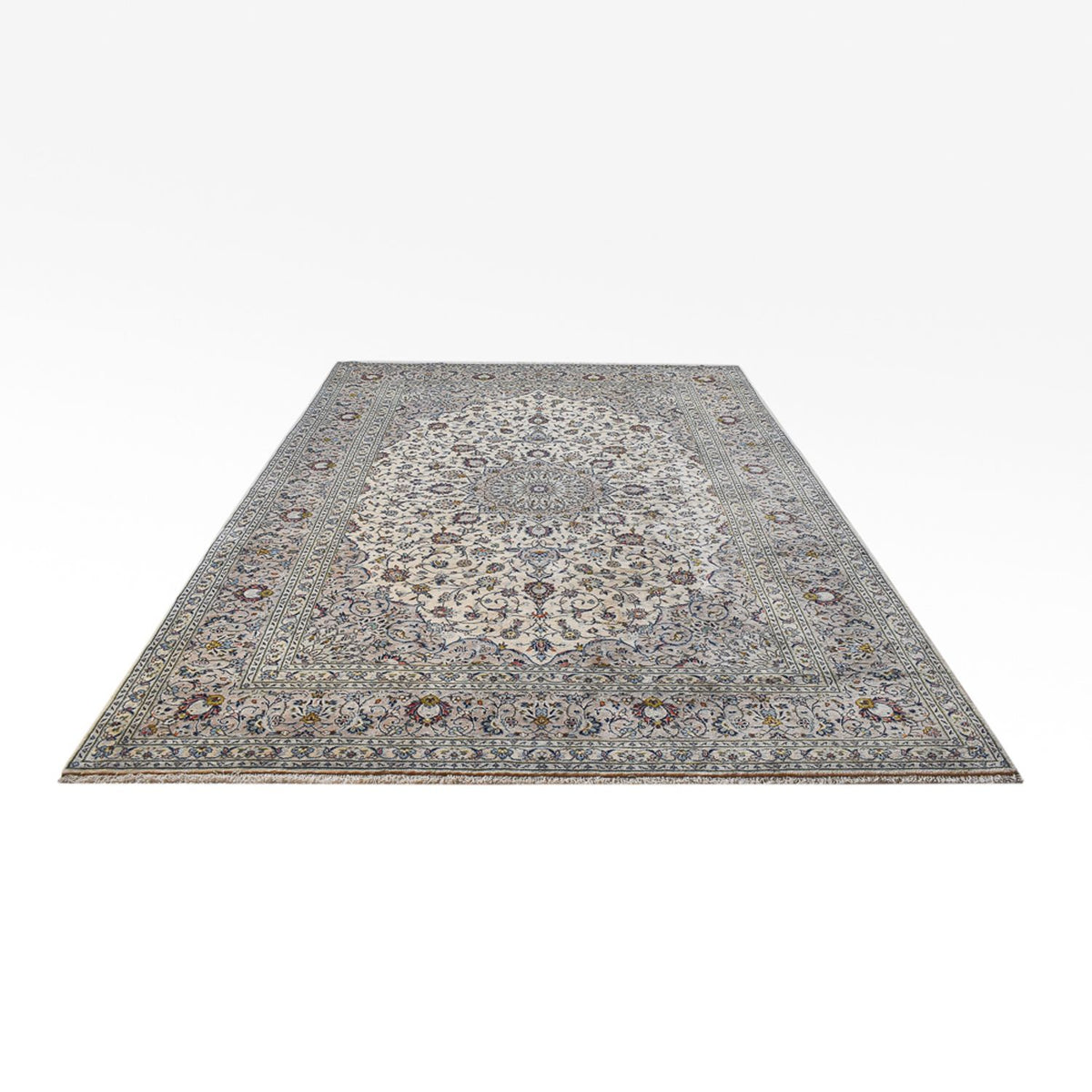 Alfombra persa - Clásica - Real - 360 x 252 cm - gris