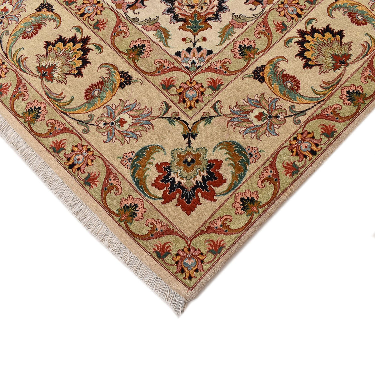 Alfombra Persa - Tabriz - Real - 362 x 260 cm - beige