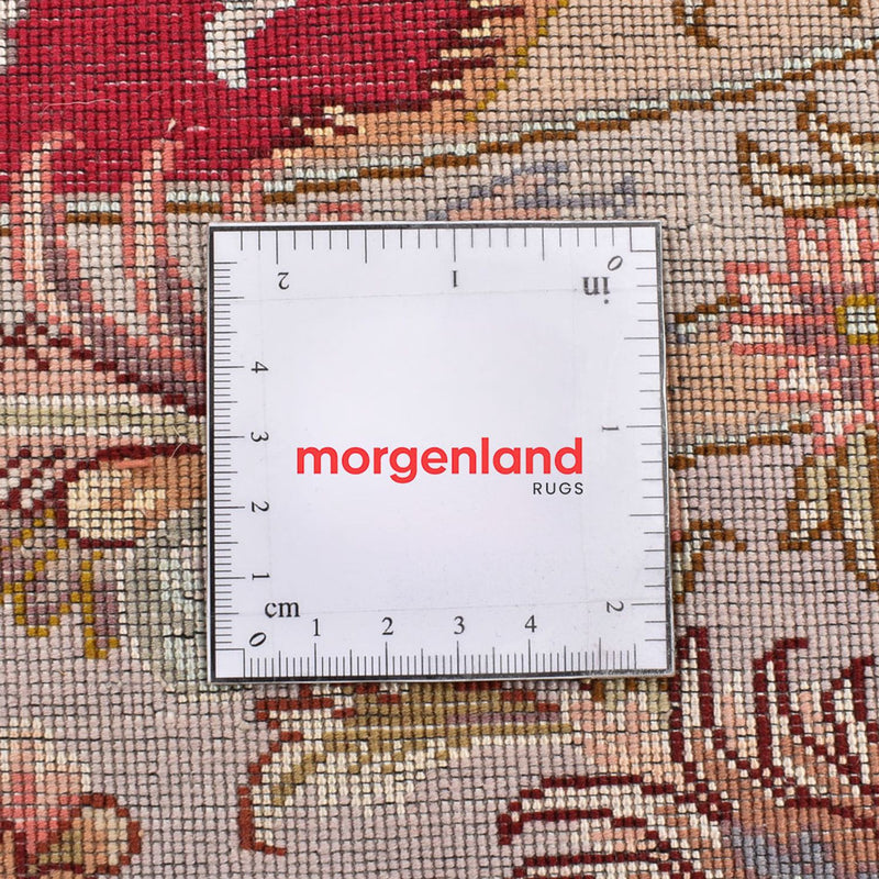 Alfombra Persa - Tabriz - Prima redondo  - 200 x 200 cm - rojo