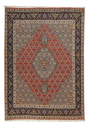 Alfombra Persa - Tabriz - Real - 207 x 147 cm - rojo