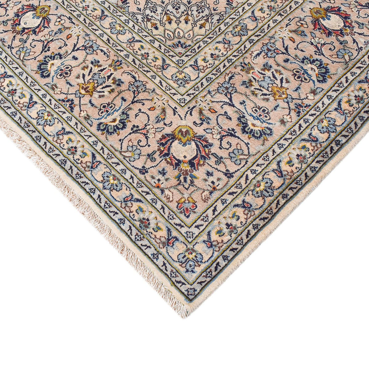 Alfombra persa - Keshan - Real - 346 x 250 cm - arena