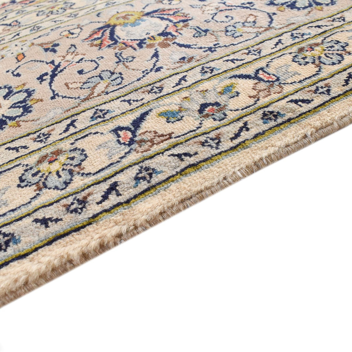 Alfombra persa - Keshan - Real - 353 x 250 cm - arena