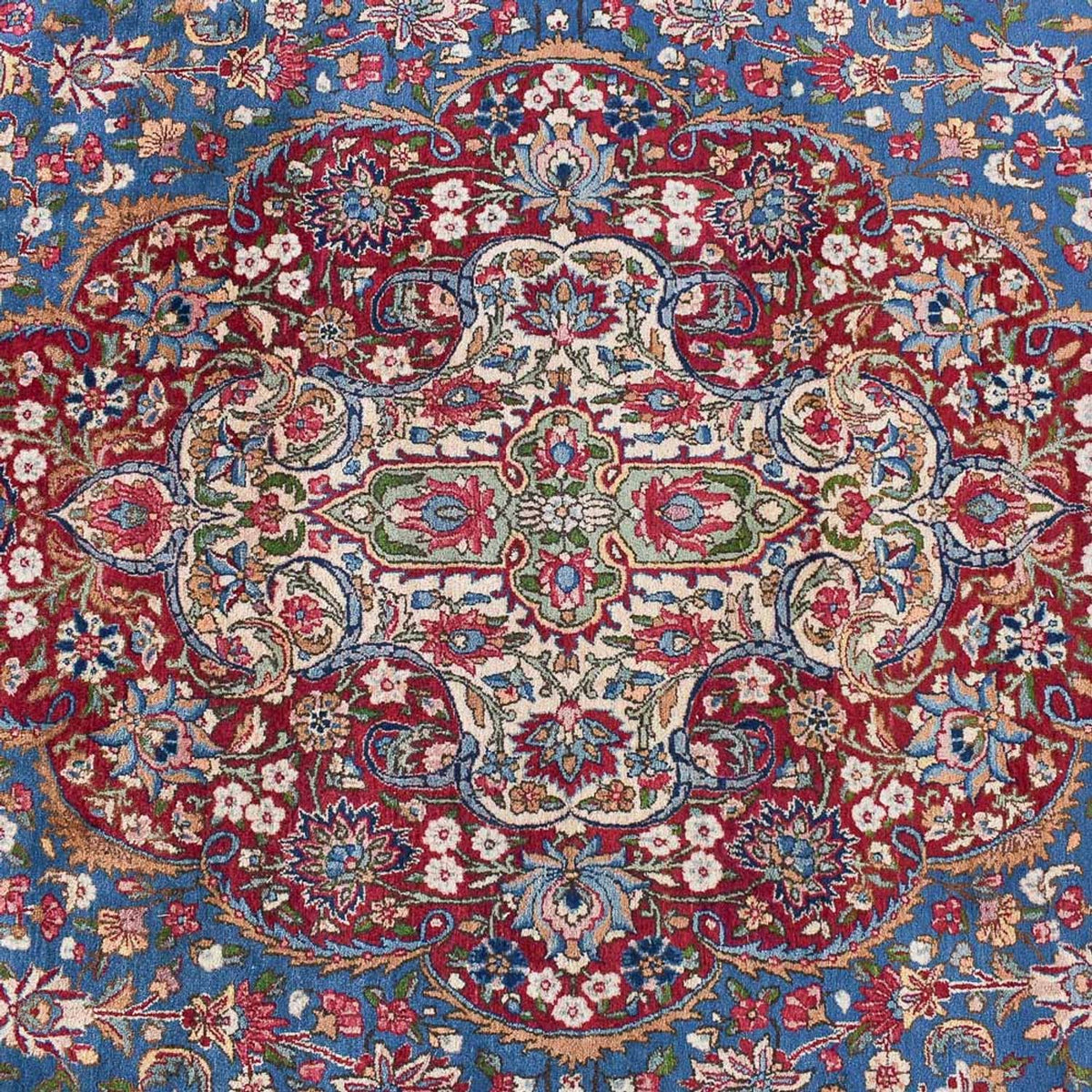 Alfombra persa - Real - 485 x 346 cm - azul