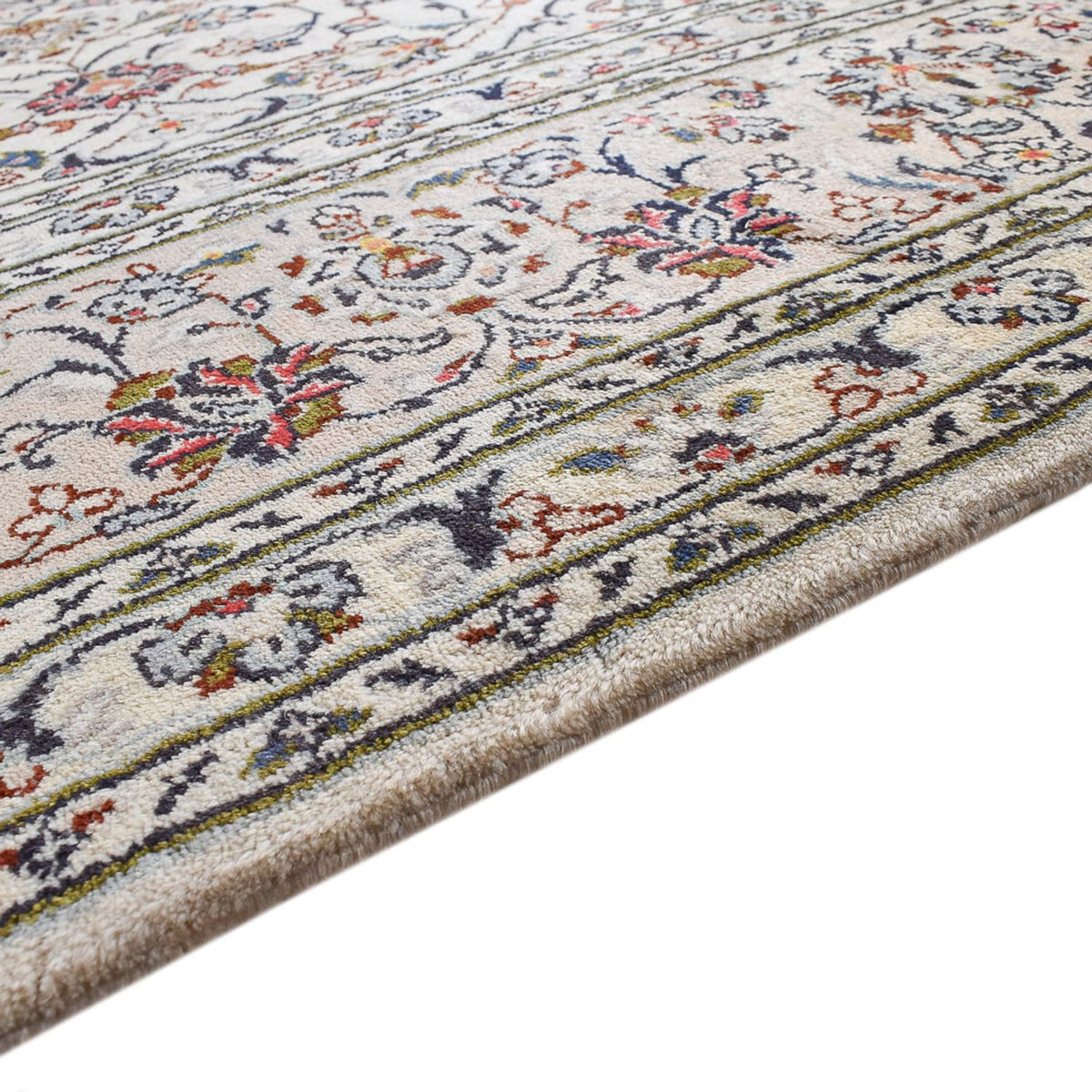 Alfombra persa - Keshan - Real - 347 x 253 cm - gris