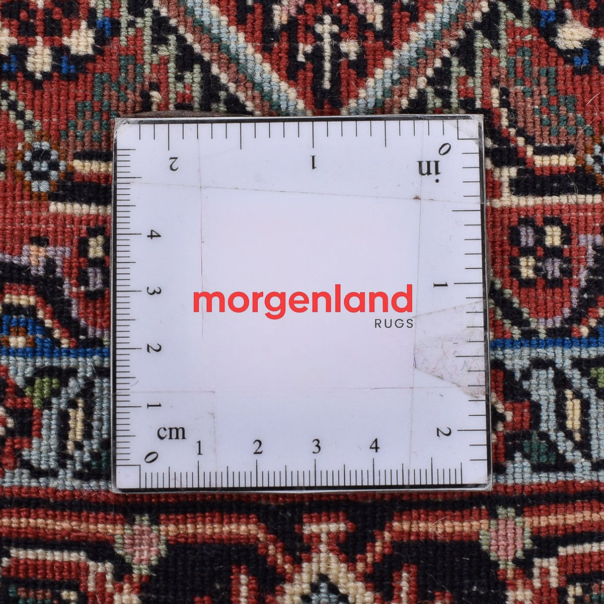 Alfombra de pasillo Alfombra persa - Bidjar - 389 x 74 cm - marrón