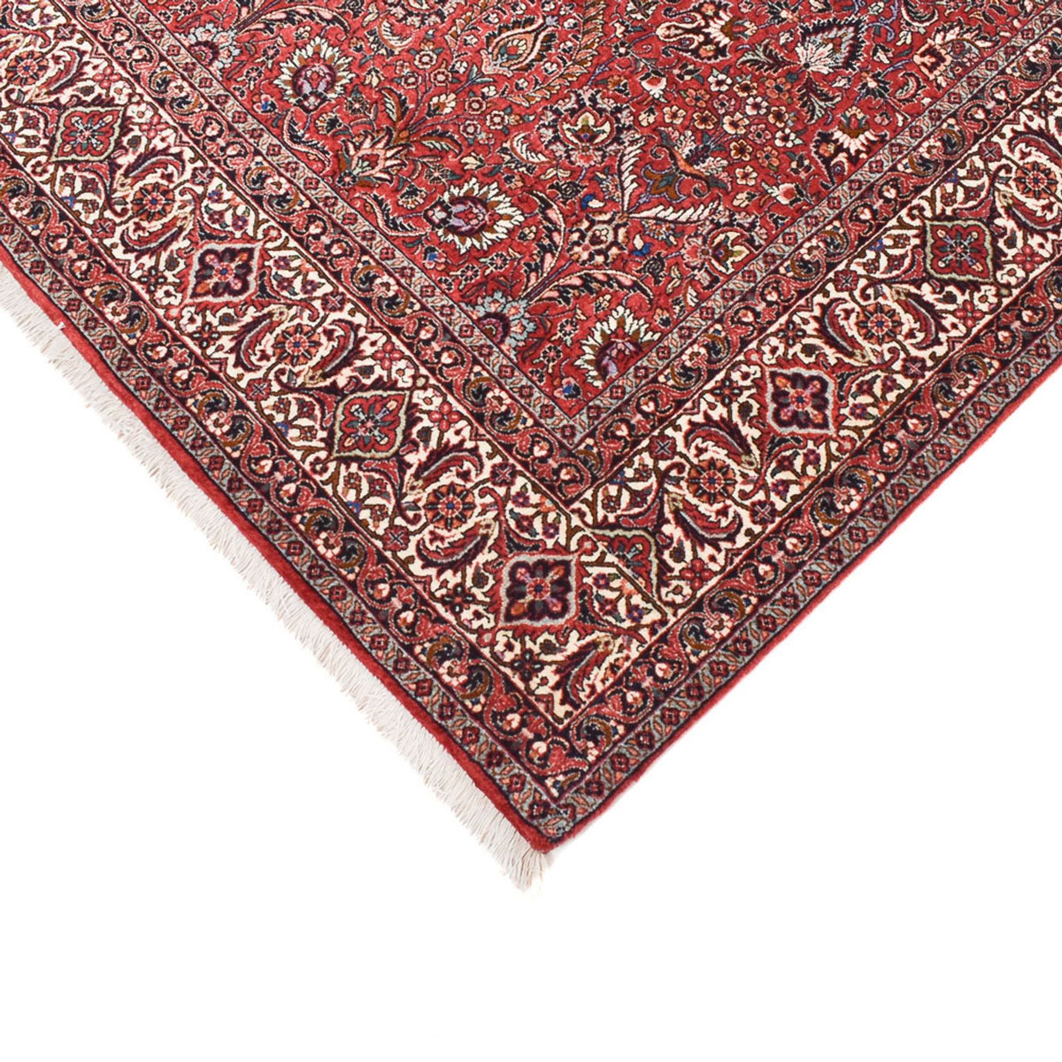 Alfombra de pasillo Alfombra persa - Bidjar - 400 x 209 cm - óxido