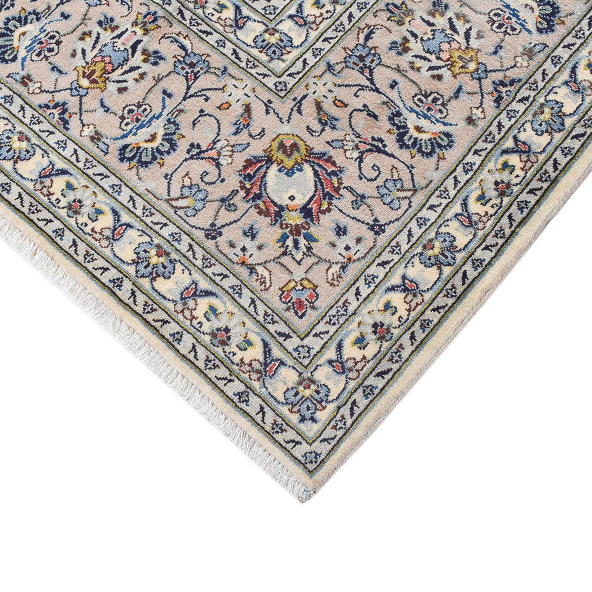 Alfombra persa - Keshan - Real - 340 x 250 cm - gris