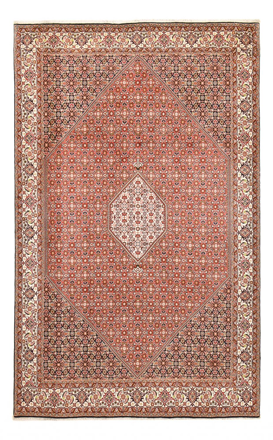 Alfombra persa - Bidjar - 397 x 246 cm - rojo