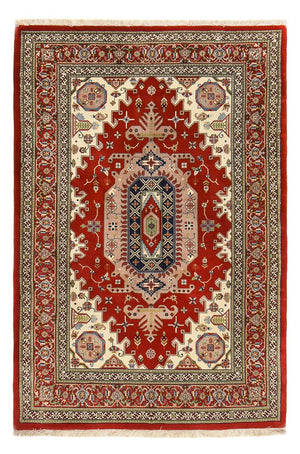 Alfombra Persa - Ghom - Royal - 204 x 137 cm - rojo