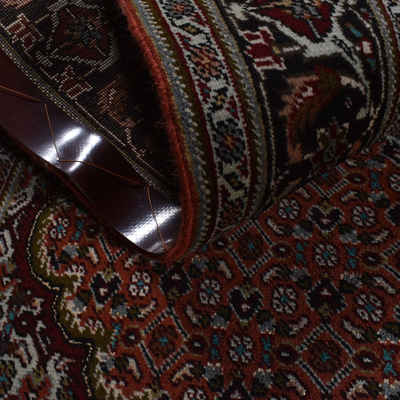 Alfombra Persa - Tabriz - Real - 203 x 150 cm - rojo oscuro