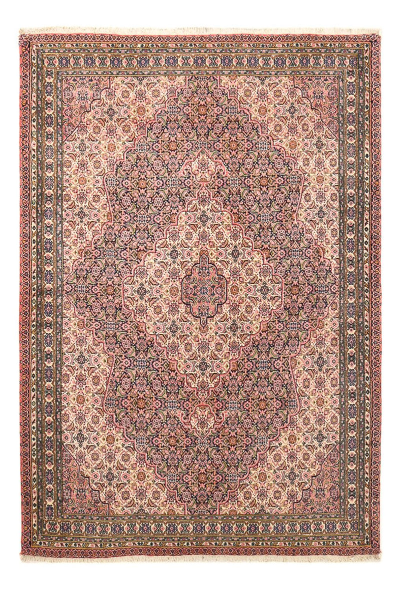 Alfombra persa - Tabriz - 227 x 158 cm - rojo claro